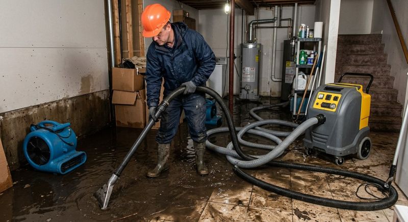 Basement Water Cleanup in Wilmington, NC
