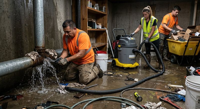 Burst Pipe Cleanup in Santa Rosa, CA