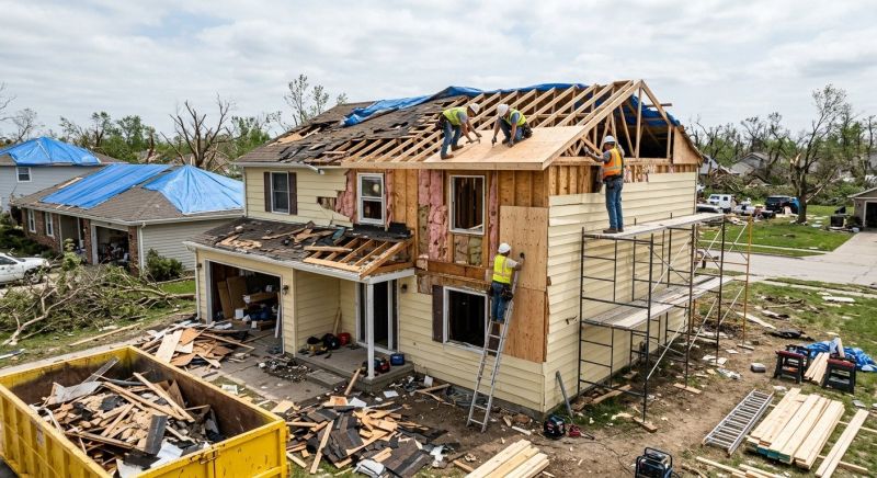 Tornado Damage Restoration in Overland Park, KS