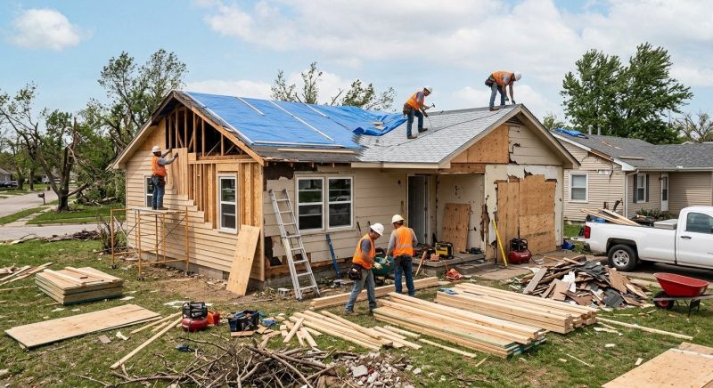 Tornado Restoration in Overland Park, KS