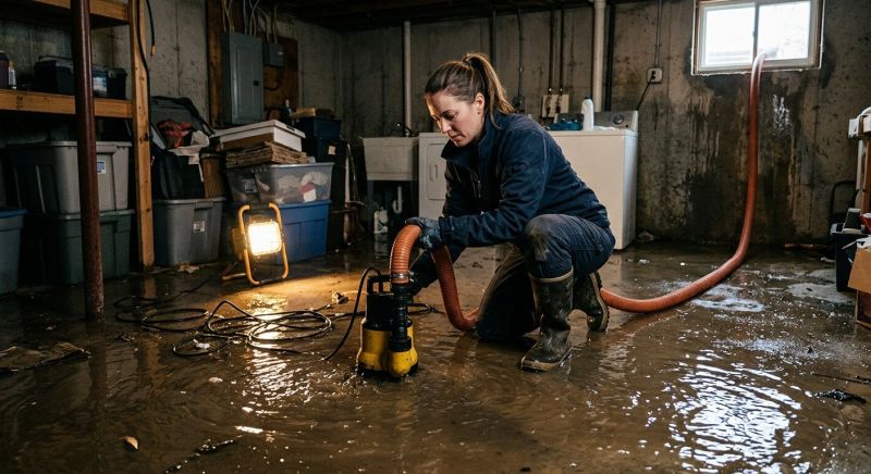 Basement Water Cleanup in Santa Rosa, CA