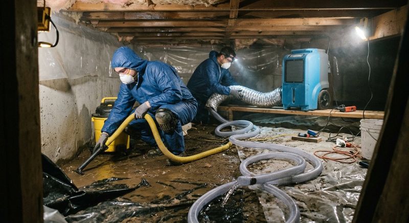 Basement Water Extraction in Napa, CA